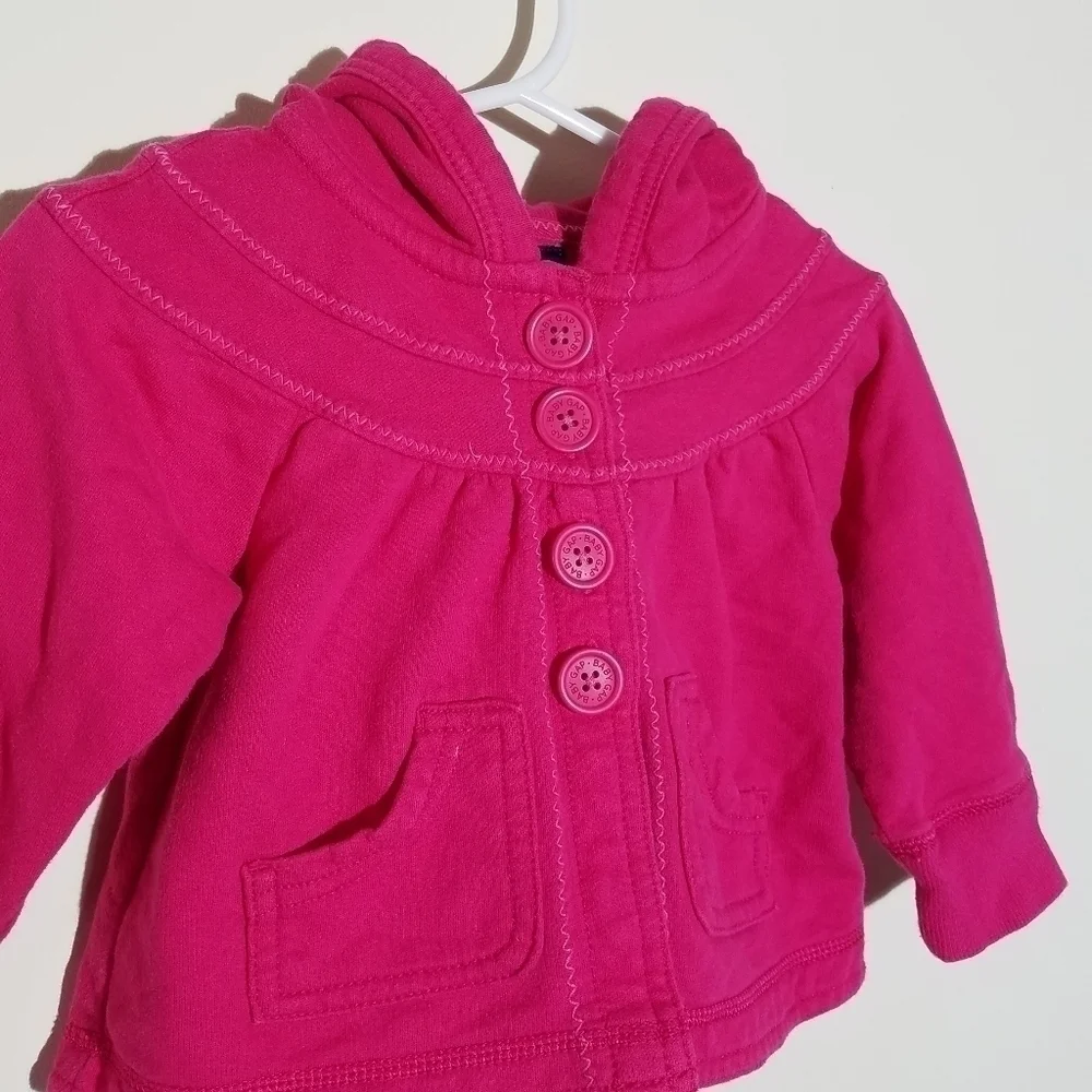 Gap Cardigan Jacket Hooded 12-18m - Picture 2 of 4